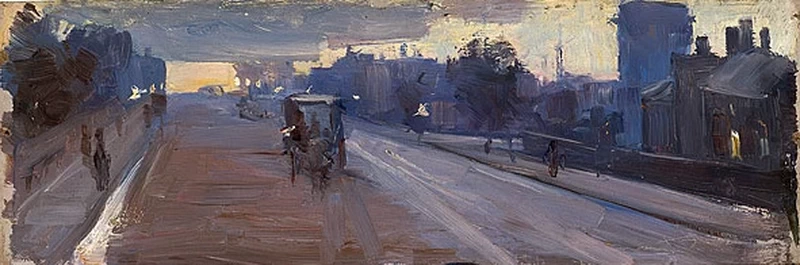 Hoddle Street, 10 pm, 1889